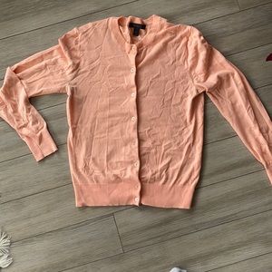 JCrew Peach Cardigan